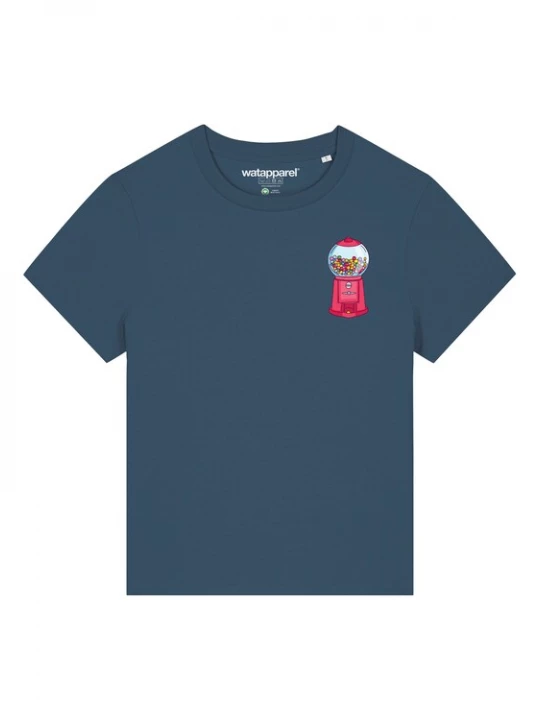 Foto van product Watapparel Shirt 'Kaugummiautomat' donkerblauw / gemengde kleuren