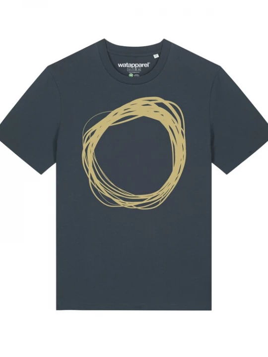 Foto van product Watapparel Shirt ' Kreis ' beige gemêleerd / antraciet
