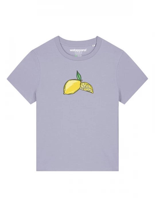 Foto van product Watapparel Shirt 'Lemon' geel / groen / sering