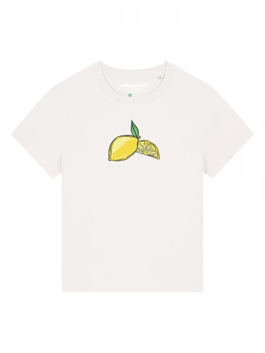 Foto van product Watapparel Shirt 'Lemon' geel / groen / wit