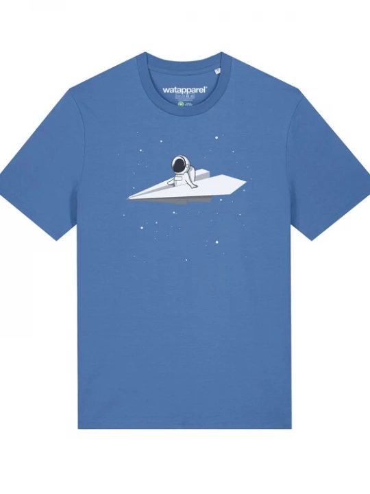 Foto van product Watapparel Shirt lichtblauw / zwart / wit