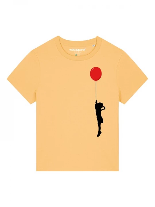 Foto van product Watapparel Shirt lichtgeel / rood / zwart