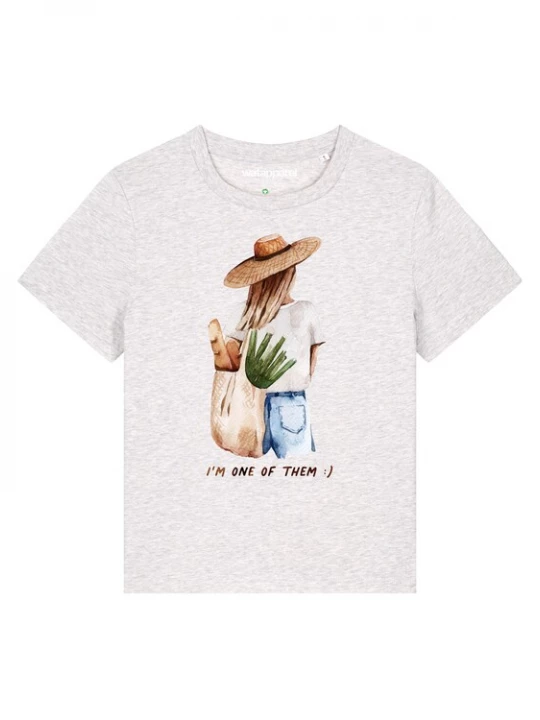 Foto van product Watapparel Shirt lichtgrijs / gemengde kleuren