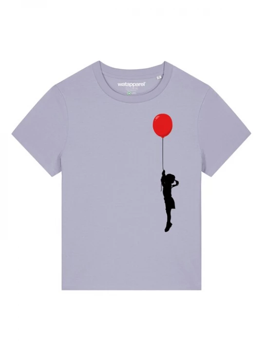 Foto van product Watapparel Shirt lichtlila / rood / pastelrood / zwart