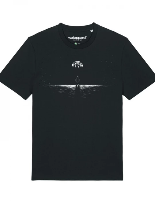 Foto van product Watapparel Shirt 'Lost in space' zwart / wit