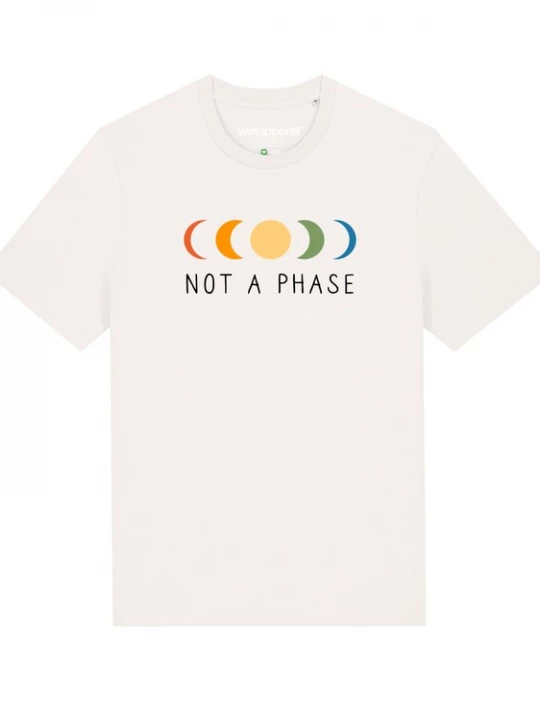 Foto van product Watapparel Shirt ' Not a Phase ' gemengde kleuren / wit