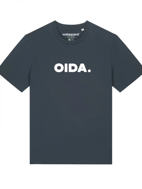 Foto van product Watapparel Shirt 'Oida' marine / wit