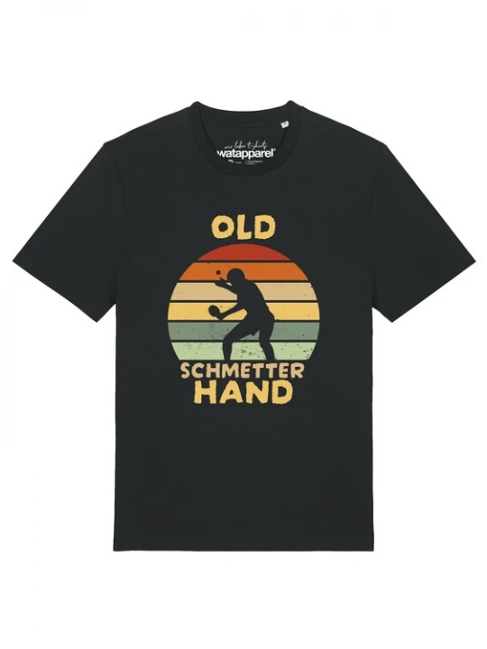 Foto van product Watapparel Shirt 'Old Schmetterhand' zwart