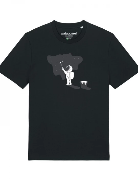 Foto van product Watapparel Shirt ' Painting space ' grijs / zwart / wit