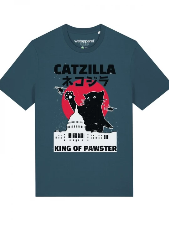 Foto van product Watapparel Shirt petrol / rood / zwart / wit