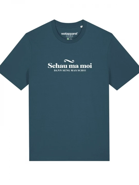 Foto van product Watapparel Shirt petrol / wit