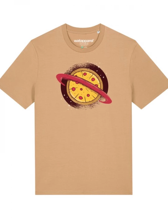 Foto van product Watapparel Shirt ' Pizza Planet ' beige / gemengde kleuren