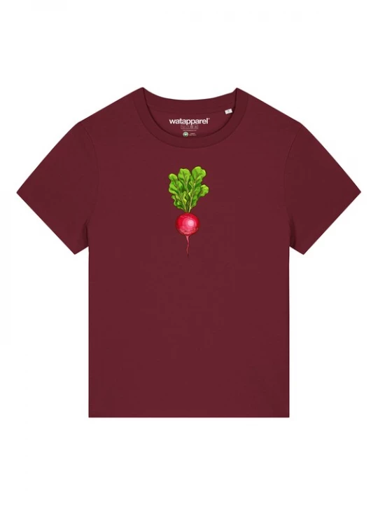 Foto van product Watapparel Shirt ' Radieschen ' gemengde kleuren / bordeaux