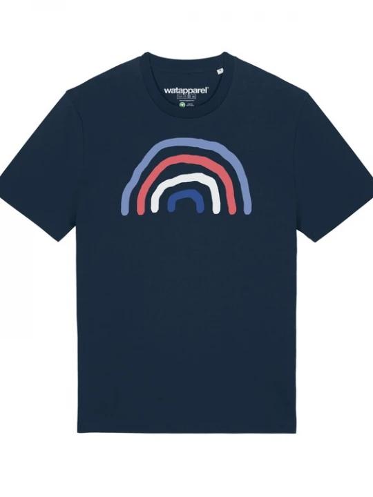 Foto van product Watapparel Shirt ' Regenbogen ' donkerblauw / gemengde kleuren
