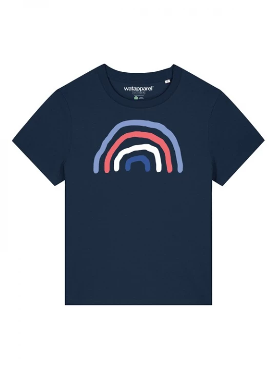 Foto van product Watapparel Shirt 'Regenbogen' navy / gemengde kleuren