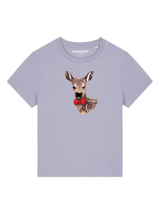 Foto van product Watapparel Shirt ' Rehkitz ' bruin / sering / rood