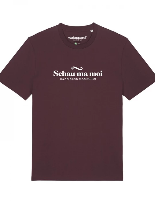 Foto van product Watapparel Shirt roestbruin / wit
