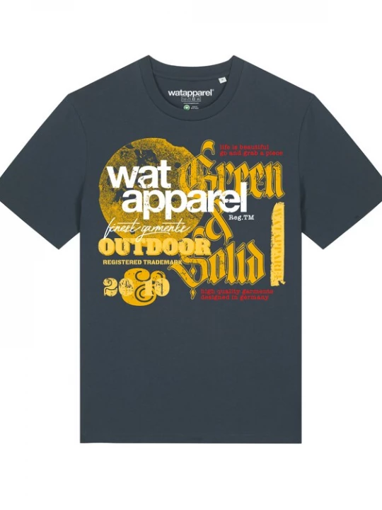 Foto van product Watapparel Shirt safraan / antraciet / rood / wit
