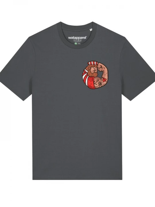 Foto van product Watapparel Shirt ' Seemann ' antraciet / gemengde kleuren