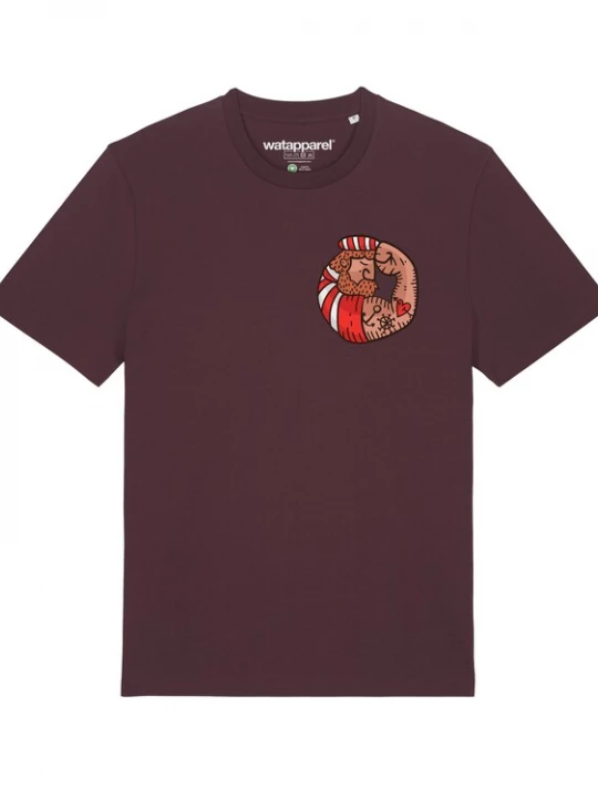 Foto van product Watapparel Shirt ' Seemann ' gemengde kleuren / donkerrood