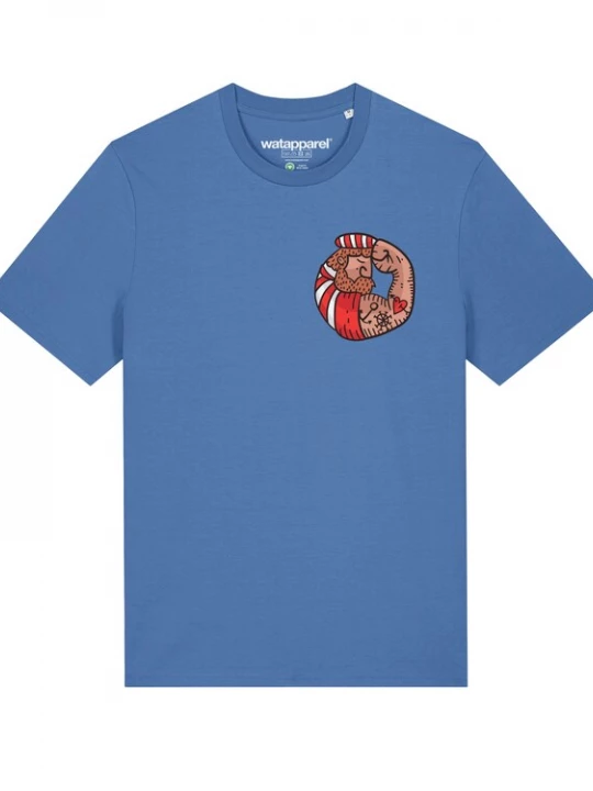 Foto van product Watapparel Shirt 'Seemann' nude / lichtblauw / rood / wit