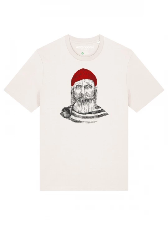 Foto van product Watapparel Shirt 'Seemann' rood / zwart / wit
