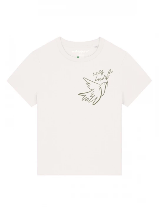 Foto van product Watapparel Shirt 'Self Love' groen / wit