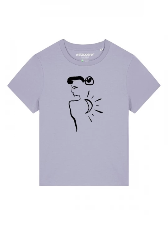 Foto van product Watapparel Shirt 'Self Love' sering / zwart