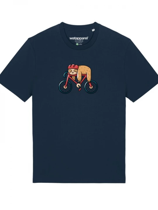 Foto van product Watapparel Shirt ' Sloth ' donkerblauw / gemengde kleuren