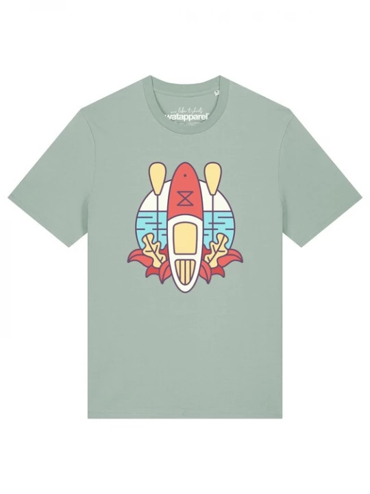 Foto van product Watapparel Shirt 'Stand Up Paddleboard SUP' turquoise