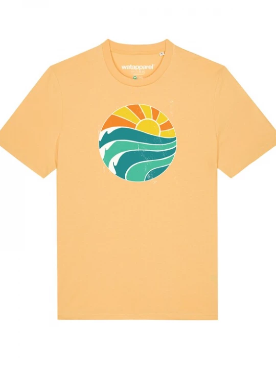 Foto van product Watapparel Shirt 'Summer Sun' blauw / oranje / wit