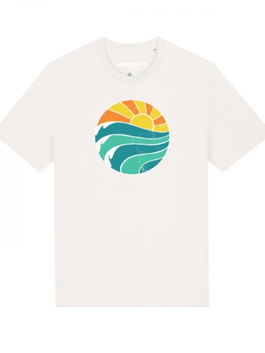 Foto van product Watapparel Shirt ' Summer Sun ' gemengde kleuren / wit