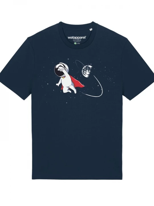 Foto van product Watapparel Shirt ' Superastronaut ' donkerblauw / gemengde kleuren