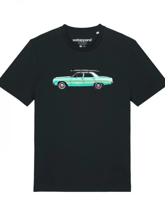 Foto van product Watapparel Shirt 'Surf Car' blauw / grijs / zwart