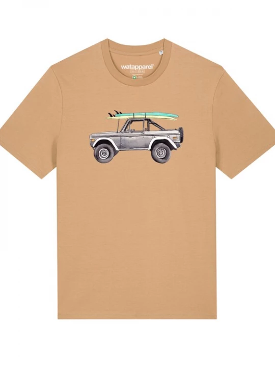 Foto van product Watapparel Shirt 'Surf Pickup' beige / grijs / mintgroen / zwart