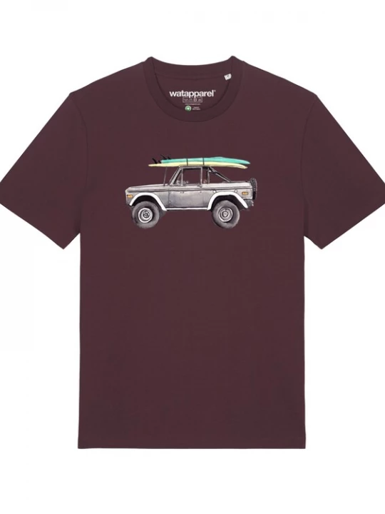 Foto van product Watapparel Shirt ' Surf Pickup ' gemengde kleuren / donkerrood