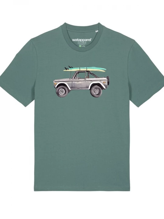 Foto van product Watapparel Shirt ' Surf Pickup ' groen / gemengde kleuren