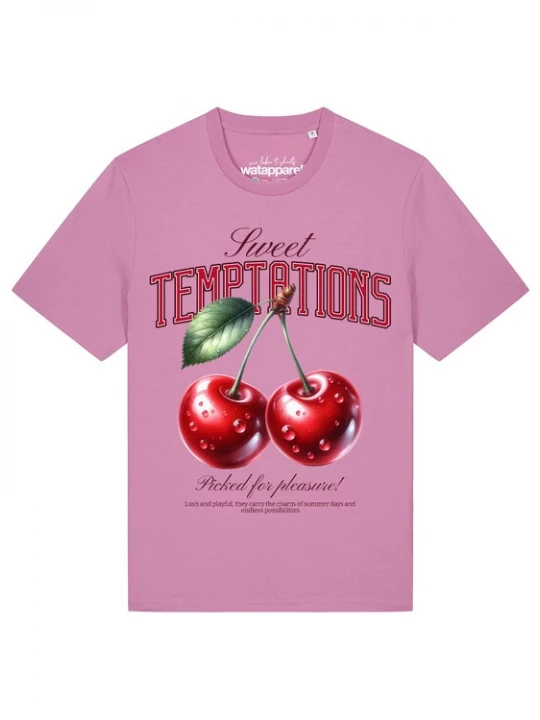 Foto van product Watapparel Shirt 'Sweet Temptations' rosa