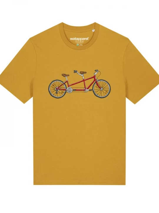 Foto van product Watapparel Shirt ' Tandem ' oker / gemengde kleuren