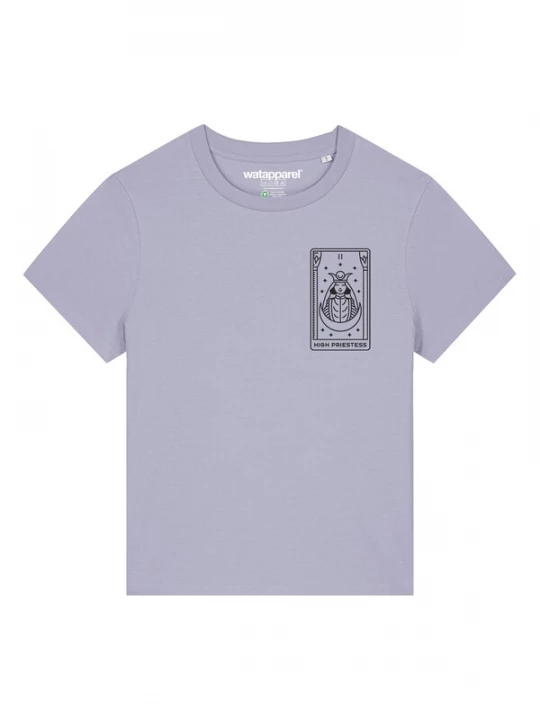 Foto van product Watapparel Shirt 'Tarot High Priestess' sering / zwart
