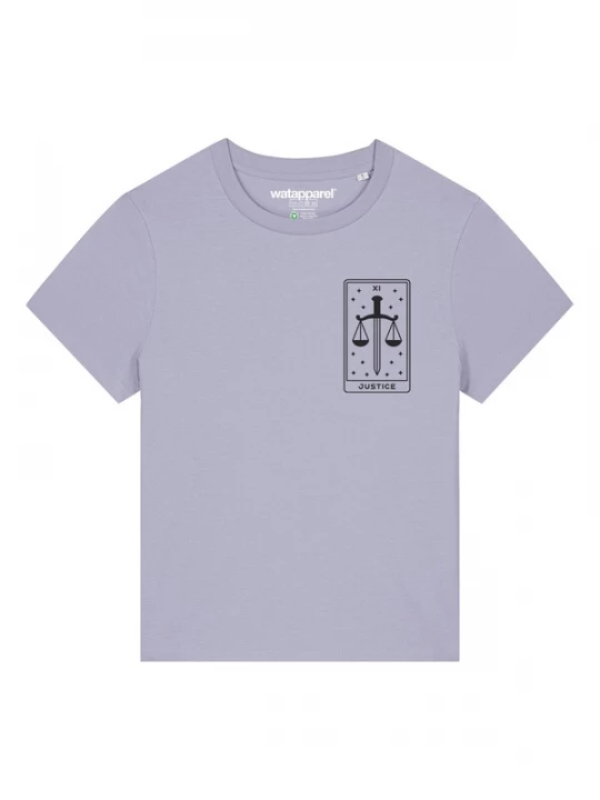 Foto van product Watapparel Shirt 'Tarot Justice' sering / zwart