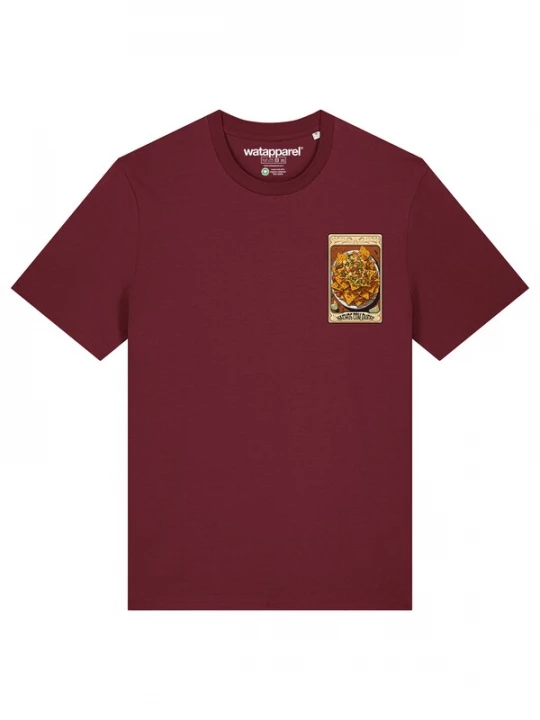 Foto van product Watapparel Shirt 'Tarot Nachos' crème / cognac / olijfgroen / bordeaux