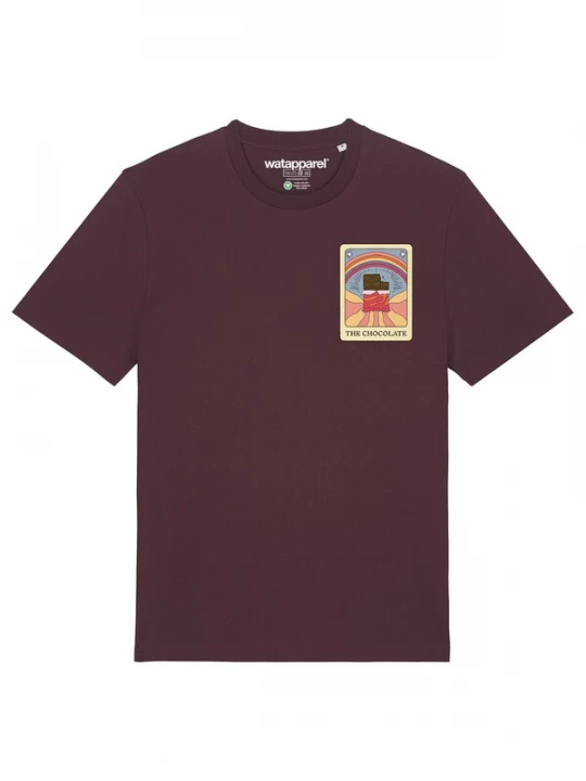 Foto van product Watapparel Shirt 'Tarot The Chocolate' bordeaux