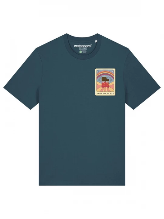 Foto van product Watapparel Shirt 'Tarot The Chocolate' petrol