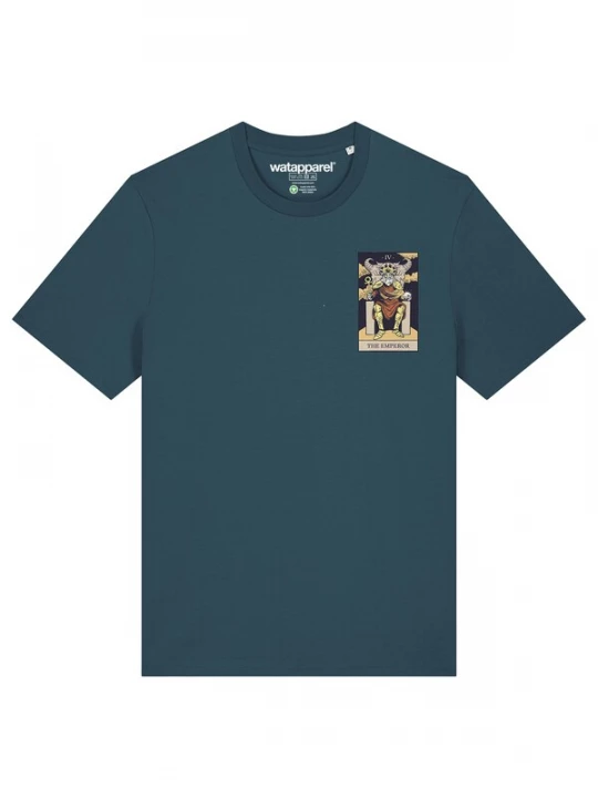 Foto van product Watapparel Shirt 'Tarot The Emperor' petrol