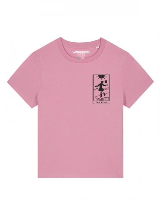 Foto van product Watapparel Shirt 'Tarot The Fool' rosa
