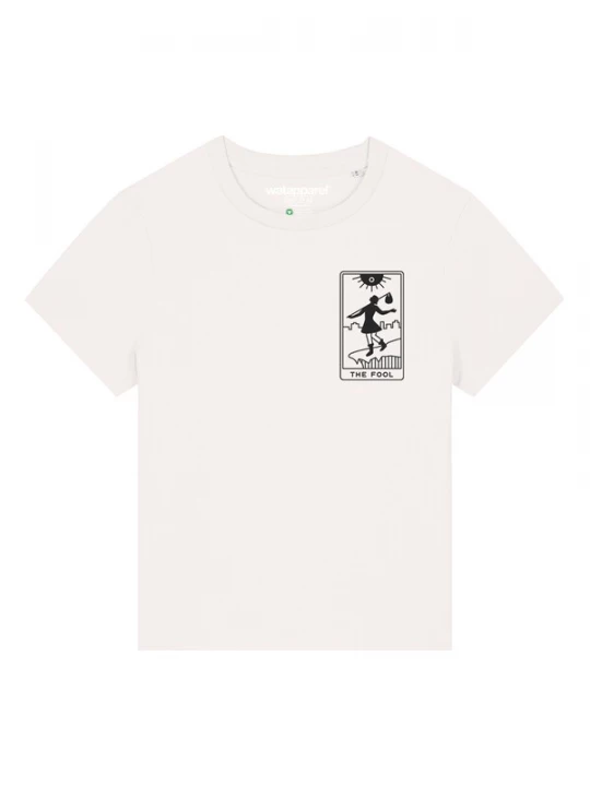 Foto van product Watapparel Shirt 'Tarot The Fool' zwart / offwhite