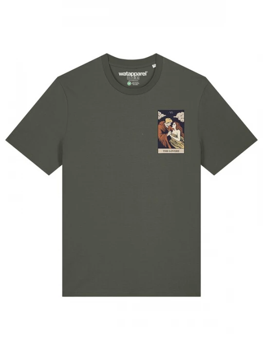 Foto van product Watapparel Shirt 'Tarot The Lovers' beige / bruin / kaki