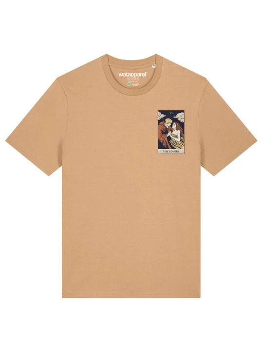 Foto van product Watapparel Shirt 'Tarot The Lovers' donkerbeige / gemengde kleuren