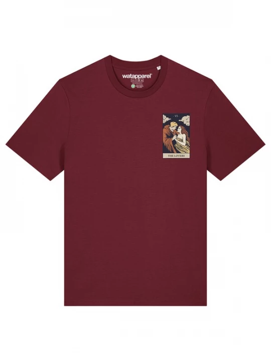 Foto van product Watapparel Shirt 'Tarot The Lovers' gemengde kleuren / bordeaux